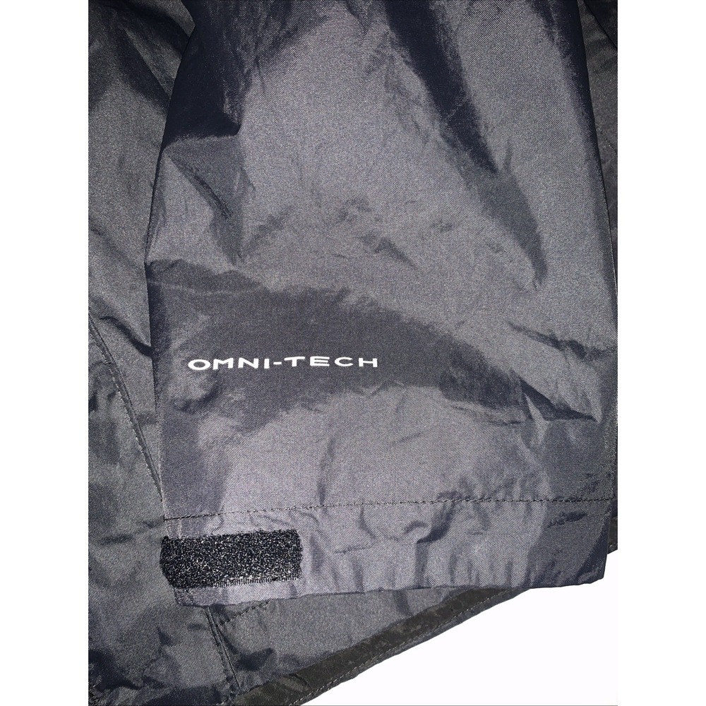 Columbia Women's Arcadia II Jacket Black Size XL Waterproof Rain Coat Omni Tech - Picture 14 of 15
